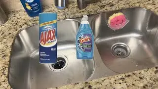 ASMR simple sink clean!  Amazing smelllllll