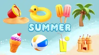 🌴 Summer Song &mdash; Learn Fun Summer Words! 🎶