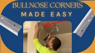 How to Install Outside Bullnose Corners | Drywall Bullnose Tutorial Part 1