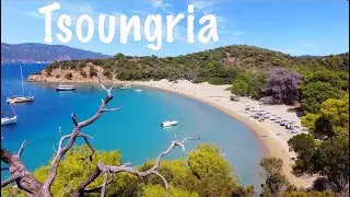 A day-trip from Skiathos to TSOUNGRIA, 4K