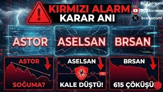 ASTOR, ASELSAN, BRSAN Teknik Analiz: Kritik Destekler Kırıldı! Sırada Ne Var?