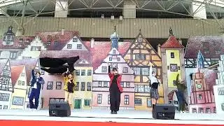 「手と手つないで」バリカタキッズ 2022.12.25福岡クリスマスマーケット天神エリア12:20～ステージ