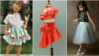 Latest kids crop top and skirt designs 2020 ||Trendy crop top and skirt designs for baby girl