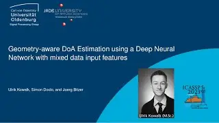 Geometry-aware DoA Estimation using a Deep Neural Network with mixed-data Input Features