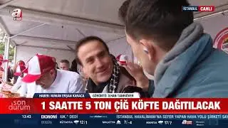çiğ köfte festivali Atv'de Azer Aktaş Show
