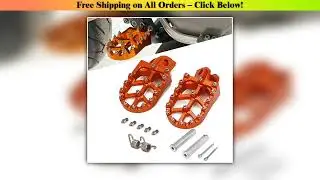 Footpegs Motorcycle Aluminum Foot Pegs Pedals Rest for KTM SX SXF EXC EXCF XC XCF XCW XCFW SMC 65