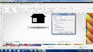 How to make shadow effect in Corel Draw