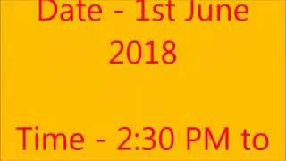 NIOS D.EL.ED 2018 Exam Time Table