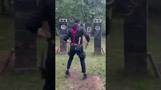 Ambidextrous Knife Throwing #shorts