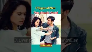 5 Types of Men You Should Avoid 🥀 || psychology in hindi  #youtubeshorts