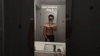 Solo leveling challenge - day3 #motivation #workout #exercise #cardio #sololeveling #day3