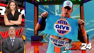 Can Cena retain his title ? | WWE 2K24 My GM Mode Ep 3