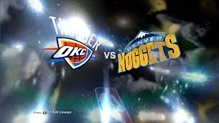 NBA 2K11 Simulation of 2010-11 Season: Oklahoma City Thunder vs. Denver Nuggets January 19, 2011