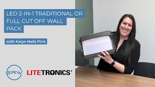 2-in-1 Wall Pack by Litetronics: Customizable, Energy-Efficient & Dark Sky Approved