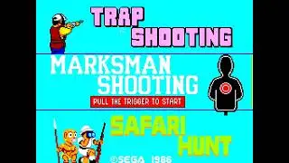 Trap Shooting - Marksman Shooting - Safari Hunt [Europe] Master System
