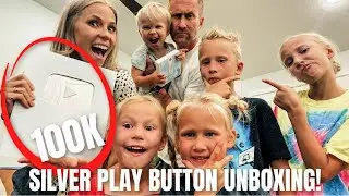 UNBOXING SILVER PLAY BUTTON FOR 100K SUBSCRIBERS | Meet the Millers Family Vlogs