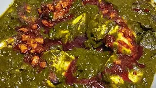 Palak paneer tasty recipes 😋