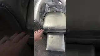 Faux Leather Tub Chair   Accent Piece in Bedroom   LOVE