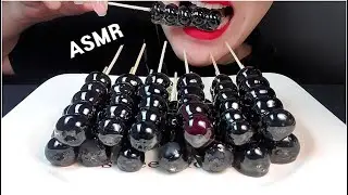 ASMR 블루베리탕후루 CANDIED BLUEBERRY TANGHULU EATING SOUNDS