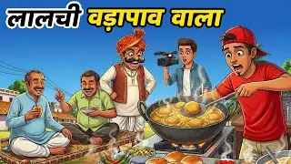 गाँव में वड़ा पाव | Gaon Me Vada Pav | HINDI KAHANIYA | CARTOON STORY | HINDI STORIES | KAHANI |