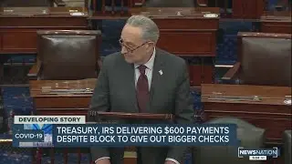 Treasury, IRS delivering $600 payments despite block to bigger checks
