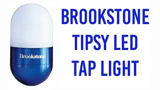BROOKSTONE TIPSY LED TAP LIGHT