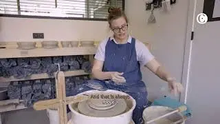 Finishing the rim of a plate | Production throwing with Sofie Goethals |&nbsp;Cursist