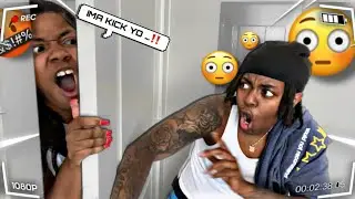 CHEATING WITH THE DOOR LOCKED PRANK ON GIRLFRIEND..!!