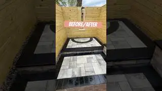 A recent outdoor shower build. What do you think? #patiodesign #gardenideas #outdoorshower