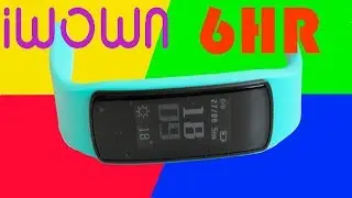 IWOWN i6HR Обзор фитнес -браслета