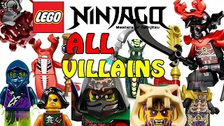 All LEGO Villains of Ninjago. Bad Guys Minifigures (2011-2017).Kids Toys