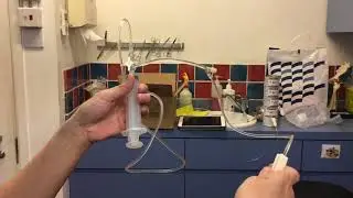 使用三向接頭 (3-Way Lock) 注射皮下水 - 裝置篇
