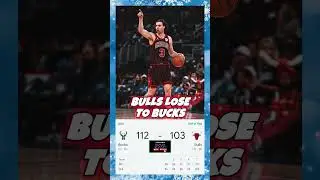 Chicago Bulls vs Milwaukee Bucks FINAL SCORE #nba #shorts #sports #bulls #bucks #basketball #fyp #yt