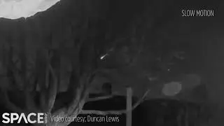 Bright fireball streaks over UK night sky