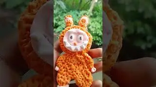 #cute #labubu doll making with clay,,,#viral