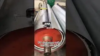 PU elastomer roller casting machine #pumachine #machine #polyurethane