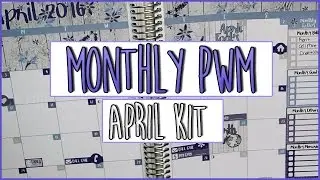Plan with Me April Monthly | Ft Planning Roses Kit