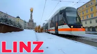 Linz Straßenbahn 2025 🇦🇹 Winter