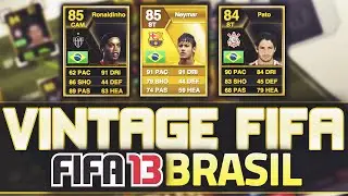 VINTAGE FIFA! #1 - FUT 13 BRASIL!