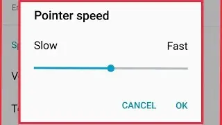 Samsung Mobile Pointer Speed Settings Mouse/Trackpad in Galaxy Phones