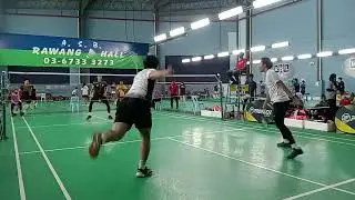 Badminton 12th Rawang Open Men's Double Open- Faiz Rozain / Faris Za'im Vs Amir Syazwan / Nur Helmi