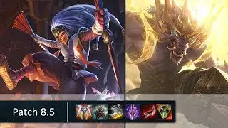 Shaco Jungle VS Warwick | S8 Season 8 | High Elo Summoners Rift 5v5 Ranked Gameplay