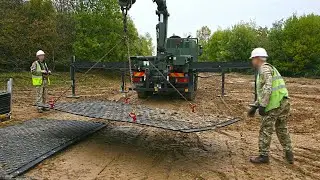 Produkt-Test MaxiTrack Schwerlast Fahrplatten durch die British Army