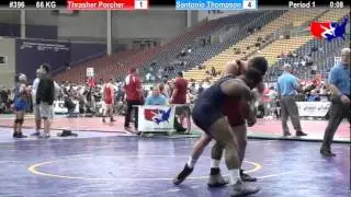 Last Chance Qual. 66 KG: Thrasher Porcher (USOEC) vs. Santonio Thompson (YES Wrestling)