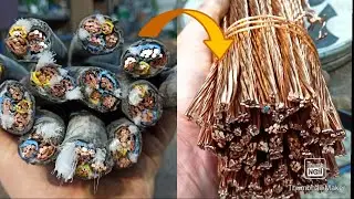 sorting a Thick wire for bare bright Copper...