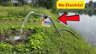 DIY Mini Water Pump – NO ELECTRICITY, NO MOTOR  Simple PVC Life Hack