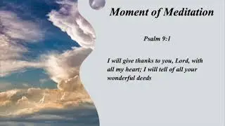Moment of Meditation, Bible study for busy people