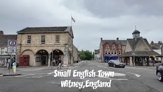 Small English town walk in Witney,England | Summer 2025