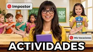 4 ACTIVIDADES DIVERTIDAS para el PRIMER DÍA DE CLASES | ¡Rompe el hielo desde el primer minuto! 😀✏️