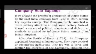 From Trade to Territory/ chapter 2/ History/class 8- company rule expand, Tipu Sultan